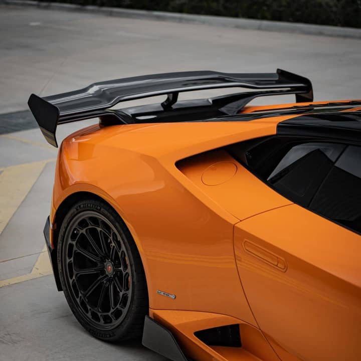 STO Style Carbon Fiber Wing Lamborghini Huracan | Tailwag